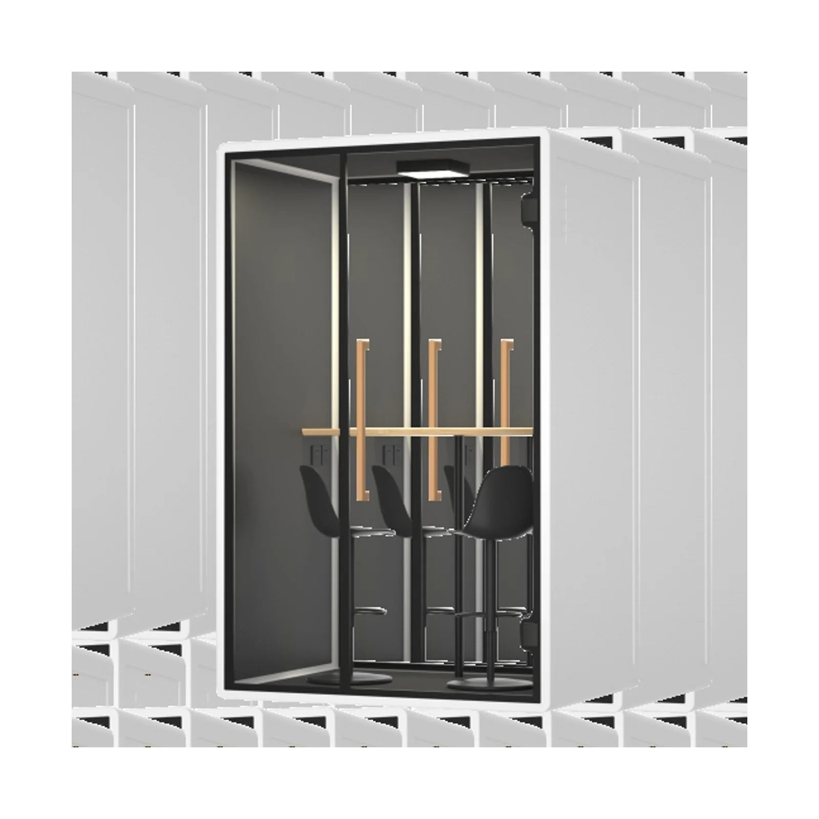 Minimal Acoustic Meeting Pod, recorded size direction 2