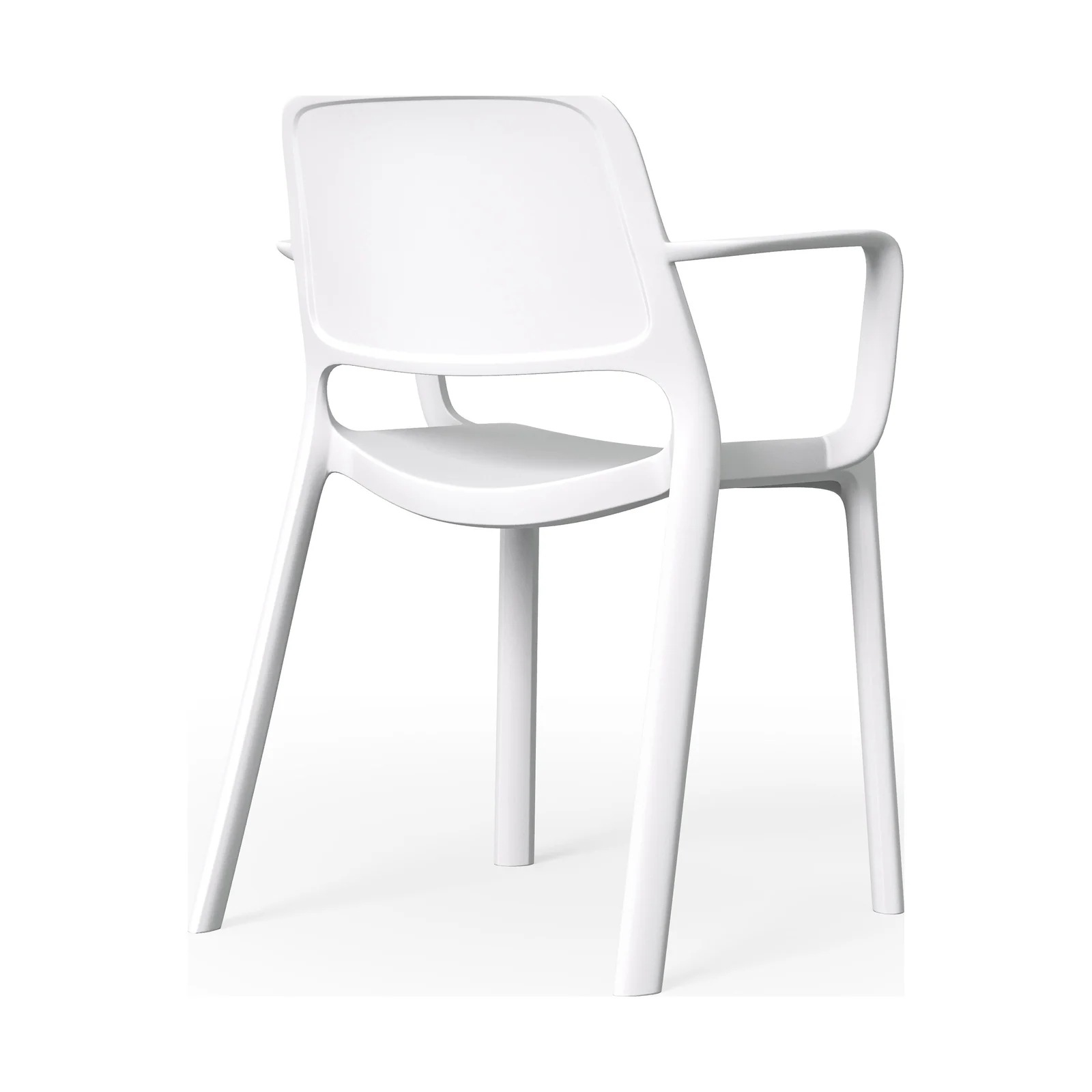 Stackable Polypropylene Chair, product view 2
