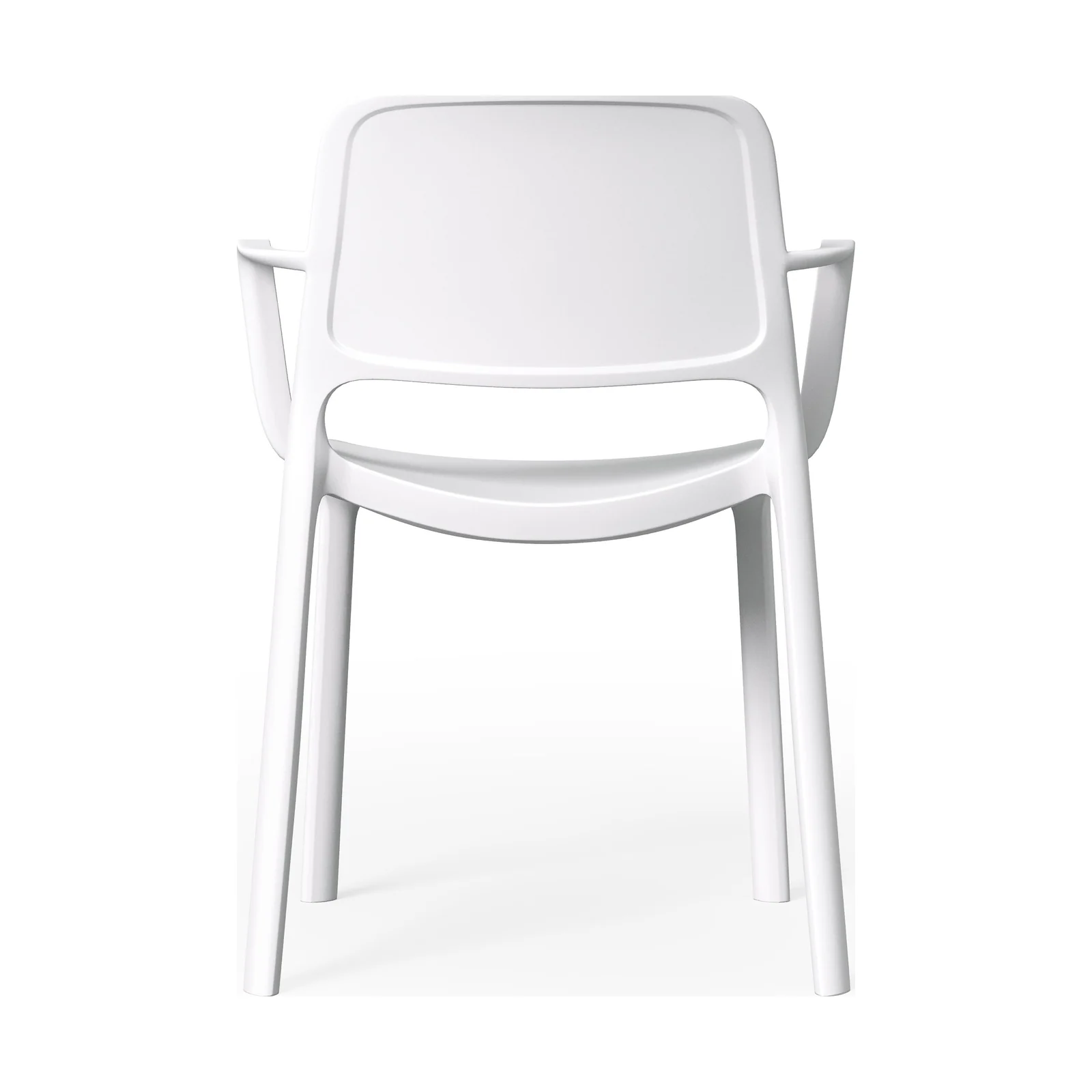 Stackable Polypropylene Chair, product view 3