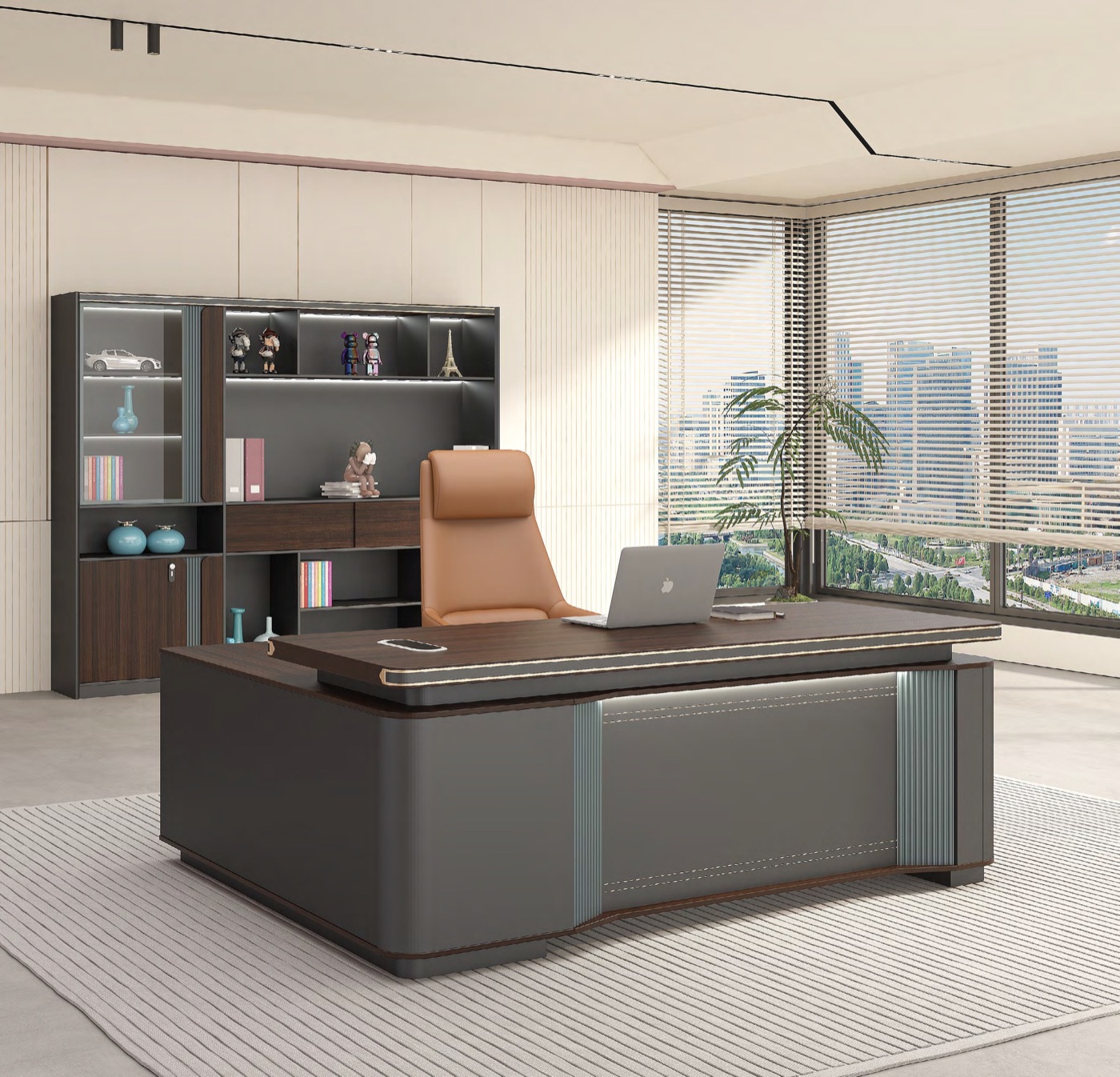 Sculpted Executive Desk, catalogue view 2