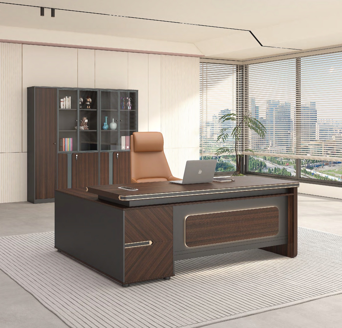 Sculpted Executive Desk, catalogue view 3